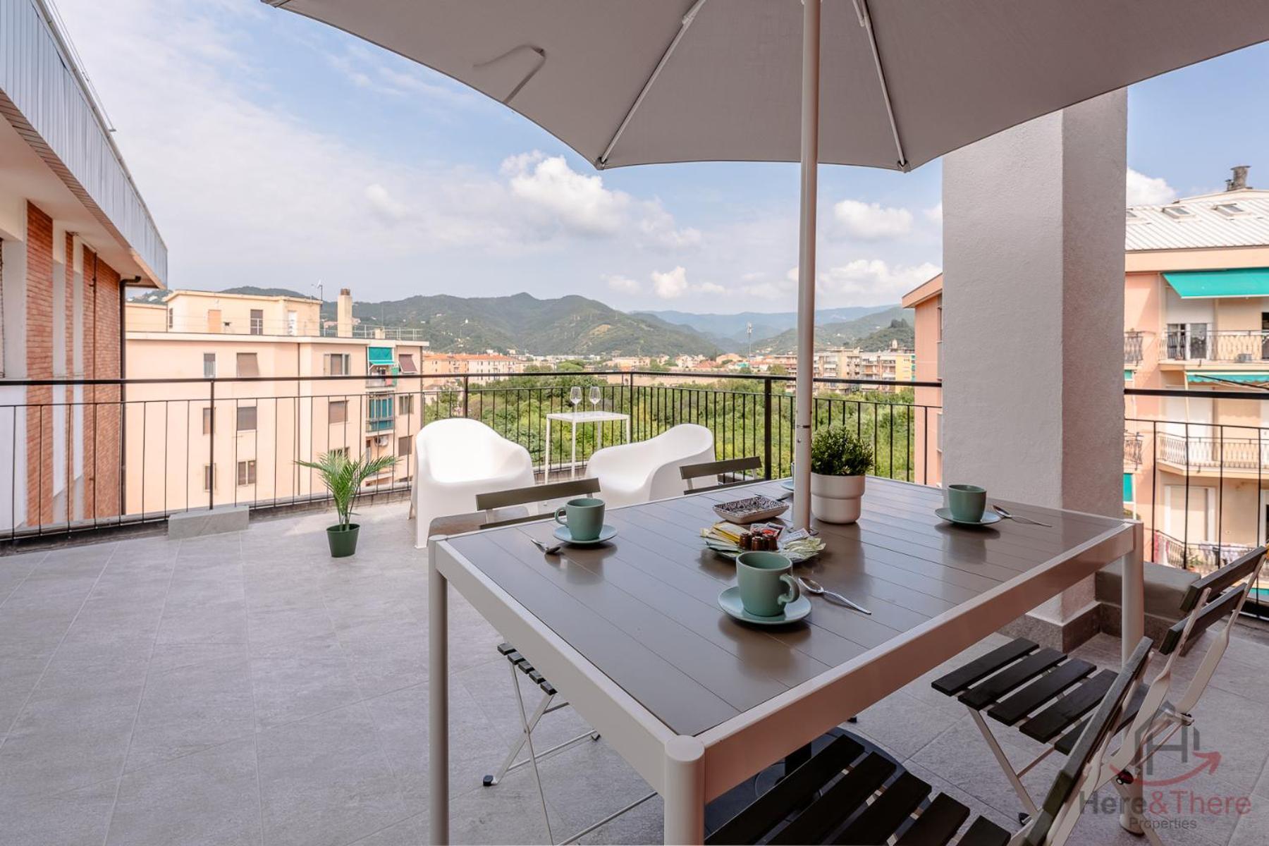 Penthouse Panoramic View - Sea 3Min - Ac - Wifi Apartamento Albisola Superiore Exterior foto